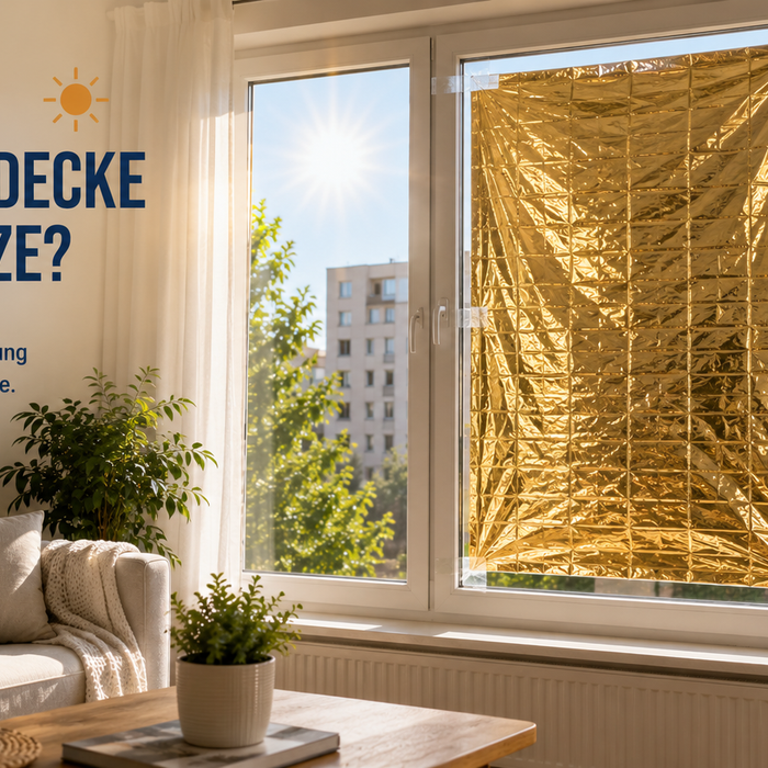 Hitzeschutz 2026 - Kann eine Rettungsdecke im Sommer gegen Hitze helfen