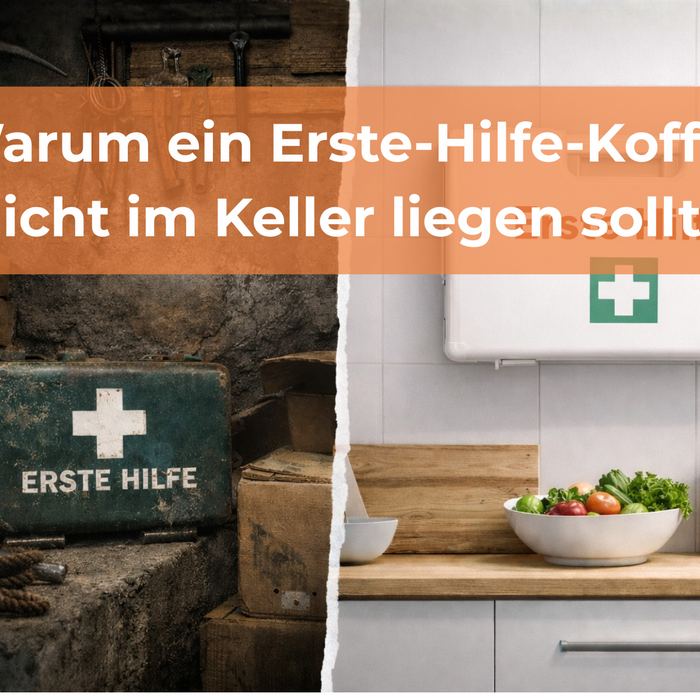 Warum ein Erste-Hilfe-Koffer nicht im Keller liegen sollte