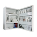 Verbandschrank D - Metall, weiß -  inkl. DIN 13169 Füllung – Gummidichtung - FAP First Aid Products - Innenansicht