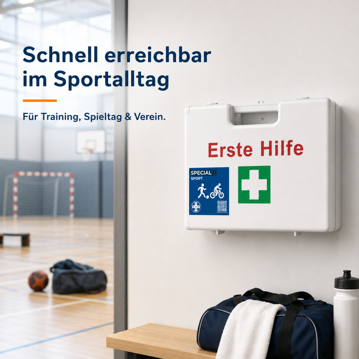 Erste-Hilfe-Koffer Sport DIN 13157 - weiß
