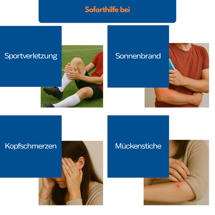 Kälte-Sofort-Kompresse – schnelle Kühlung bei Verletzungen – Einweg – 15×17 cm