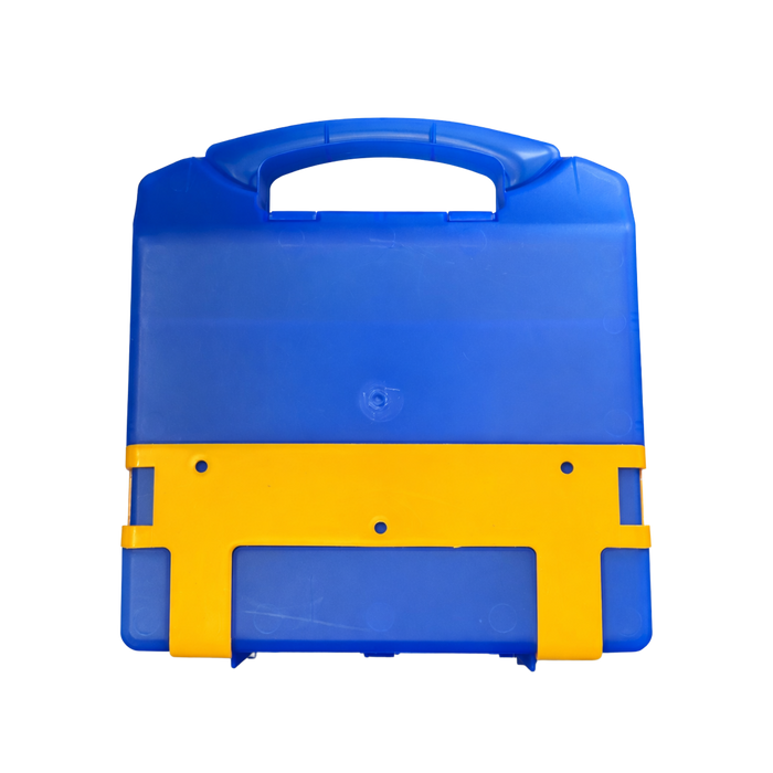 Erste-Hilfe-Koffer blau - inkl. DIN 13157 gemäß ASR - 29 × 28 × 10 cm