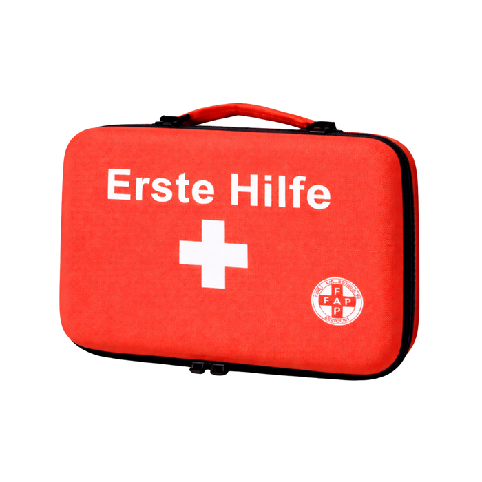 Erste-Hilfe Tasche EVA-BAG soft Case rot - inkl. DIN 13157 gemäß ASR, robust & widerstandsfähig - 26,5 x 22 x 9 cm