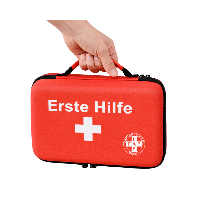 Erste-Hilfe Tasche EVA-BAG soft Case rot - inkl. DIN 13157 gemäß ASR, robust & widerstandsfähig - 26,5 x 22 x 9 cm