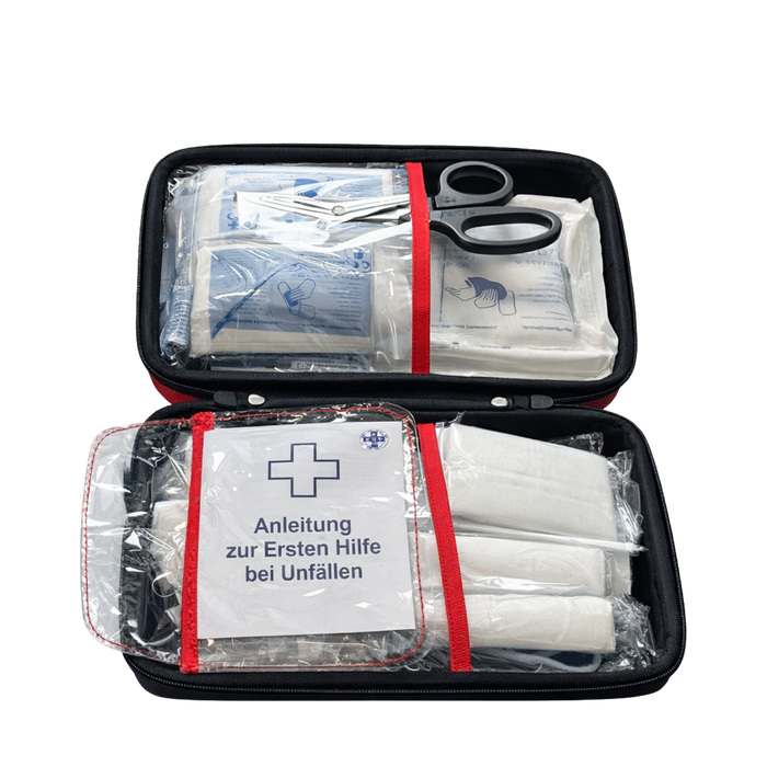 Erste-Hilfe Tasche EVA-BAG soft Case rot - inkl. DIN 13157 gemäß ASR, robust & widerstandsfähig - 26,5 x 22 x 9 cm