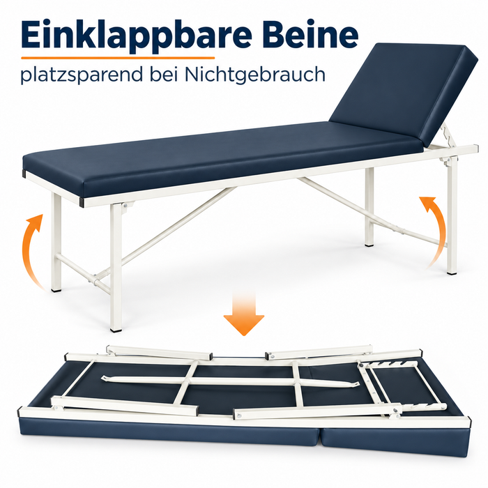 FAP Untersuchungsliege klappbar 2-teilig - mit einklappbaren Beinen