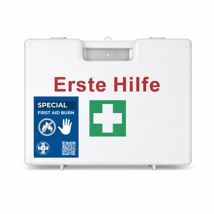 Erste-Hilfe-Koffer Arbeiten mit Hitze & Feuer DIN 13157 - weiß