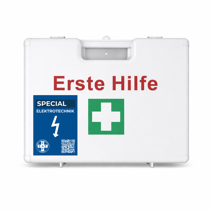 Erste-Hilfe-Koffer Elektrotechnik DIN 13157 - weiß