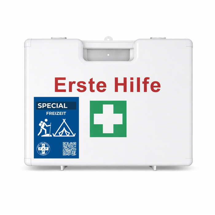 Erste-Hilfe-Koffer Freizeit DIN 13157 - weiß