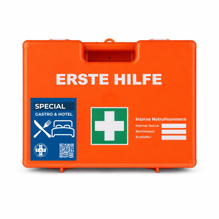 Erste-Hilfe-Koffer Gastronomie & Hotel DIN 13157 - orange