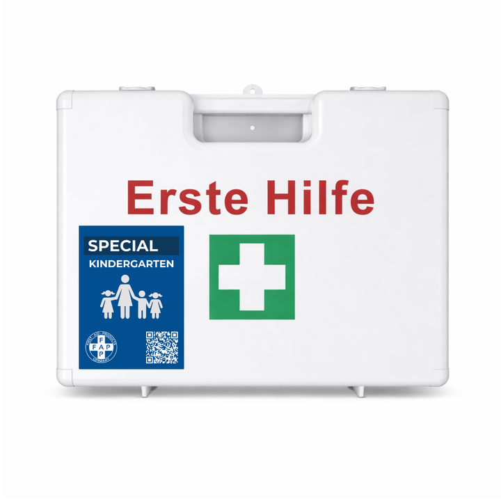 Erste-Hilfe-Koffer Kindergarten & Kita DIN 13157 - weiß
