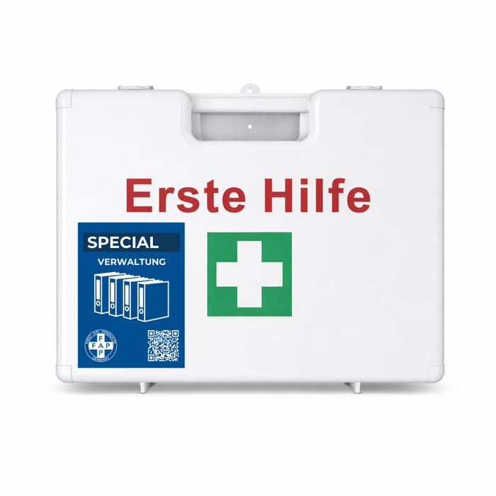 Erste-Hilfe-Koffer Verwaltung & Büro DIN 13157 - weiß