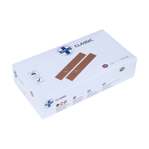 Fingerpflaster CLASSIC – wasserfest & hautfreundlich – 100 Stück, beige