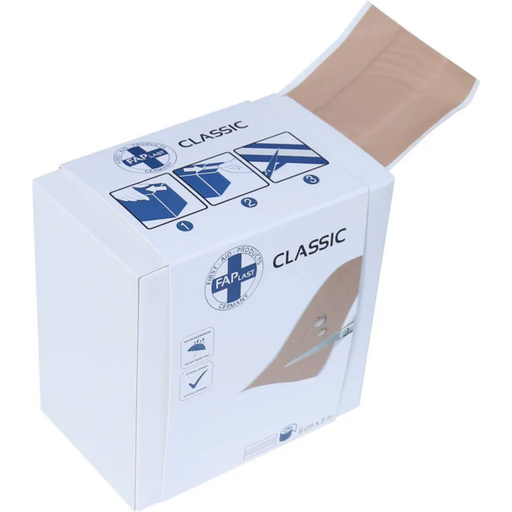 Wundschnellverband CLASSIC - Wundpflaster wasserfest, hypoallergen 6 cm x 5 m