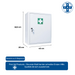 Verbandschrank C – Metall – leer – für DIN 13169 & 13157 Füllungen - FAP First Aid Products - Maße und Gewicht