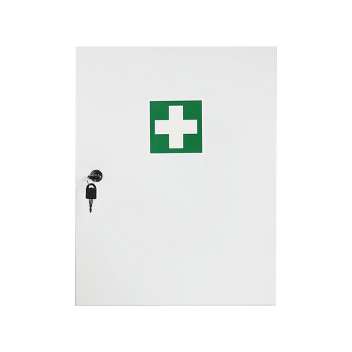 Verbandschrank D - Metall, weiß - inklusive DIN 13157 – mit Gummidichtung - FAP First Aid Products