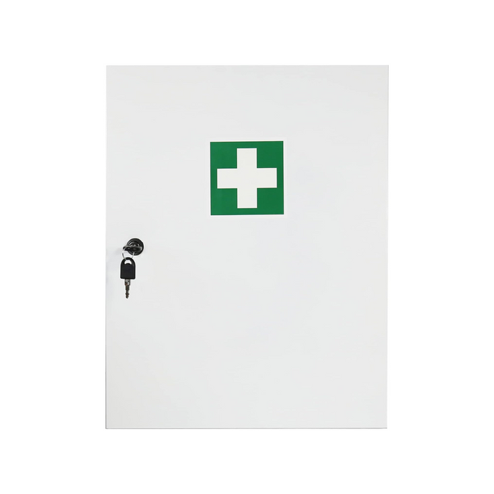 Verbandschrank D - Metall, weiß - inklusive DIN 13157 – mit Gummidichtung - FAP First Aid Products