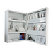 Verbandschrank D - Metall, weiß - inklusive DIN 13157 – mit Gummidichtung - FAP First Aid Products - Innenansicht