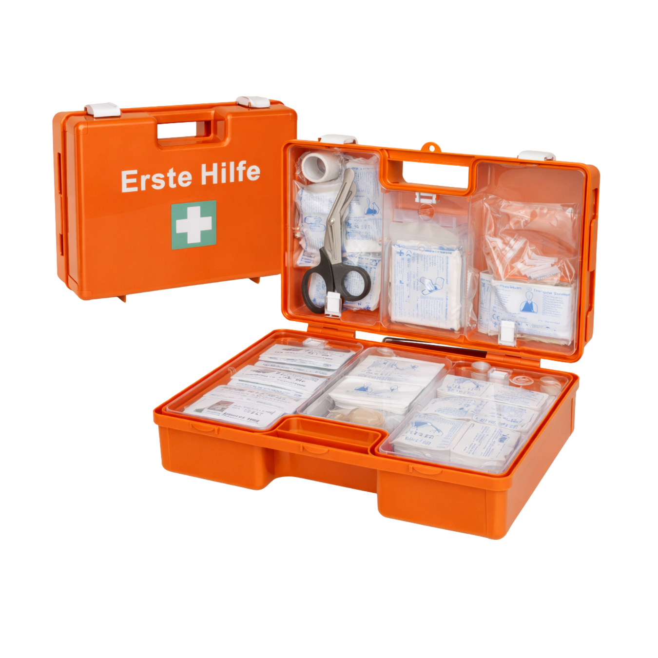 Erste-Hilfe-Koffer mit DIN 13169, große Füllung