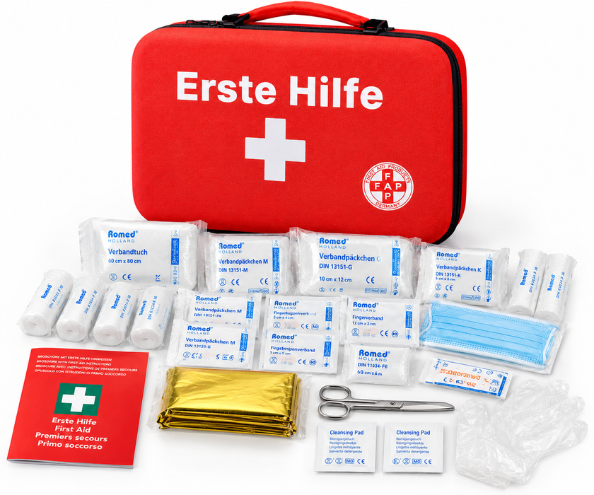 KFZ Erste-Hilfe EVA Bag mit DIN 13164 - Auto Verbandset