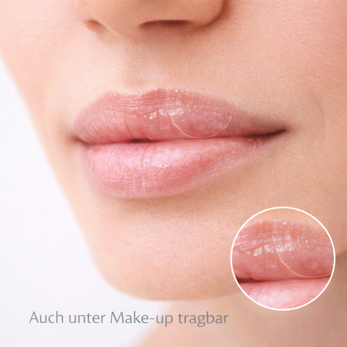 Herpes-Patches transparent - Hydrokolloid-Patches - einzeln hygienisch verpackt