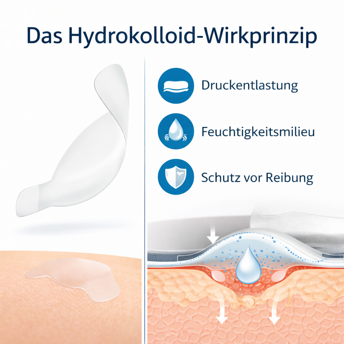Hühneraugen-Pflaster 4,5 x 2,2 cm transparent - Hydrokolloid - einzeln verpackt