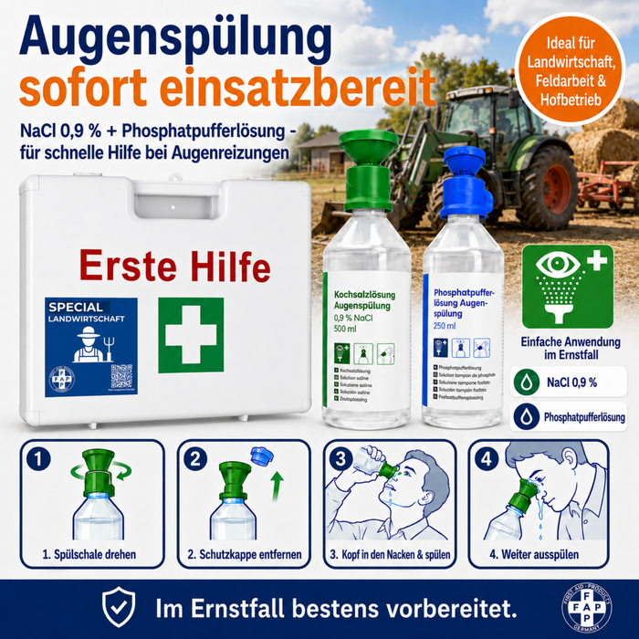 Erste-Hilfe-Koffer Landwirtschaft DIN 13157 - weiß