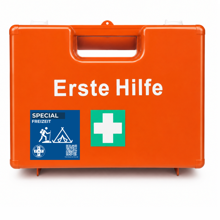 Erste-Hilfe-Koffer Freizeit DIN 13157 - orange