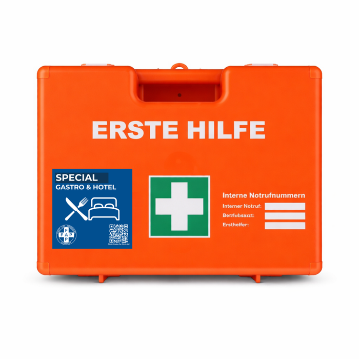 Erste-Hilfe-Koffer Gastronomie & Hotel DIN 13157 - orange