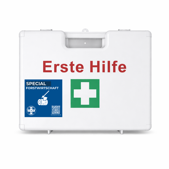 Erste-Hilfe-Koffer Forstwirtschaft DIN 13157 - weiß