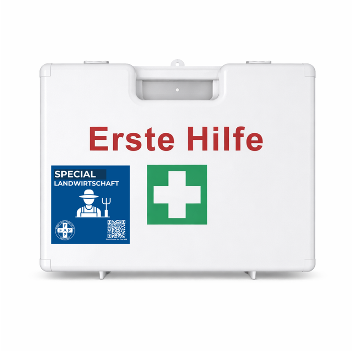 Erste-Hilfe-Koffer Landwirtschaft DIN 13157 - weiß