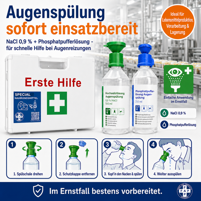 Erste-Hilfe-Koffer Nahrungsmittelverarbeitung DIN 13157 - weiß