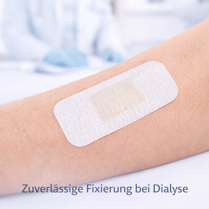 NOBA RUDABLOCK Dialysepflaster / Druckpflaster steril 2,5 x 8,5 cm weiß - einzeln verpackt