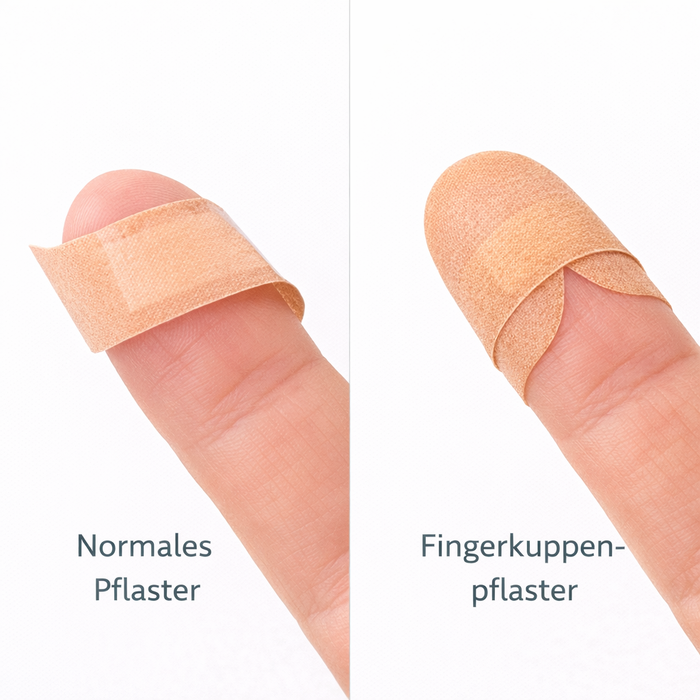 Noba Rudaderm Fingerkuppenpflaster - 100 Stück - Passgenaue Pflaster für Fingerkuppen