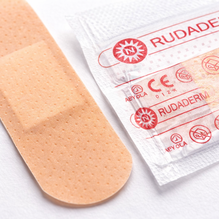 Noba Rudaderm sterile Universal-Pflasterstrips - 1,9 × 7,6 cm - 500 Stück