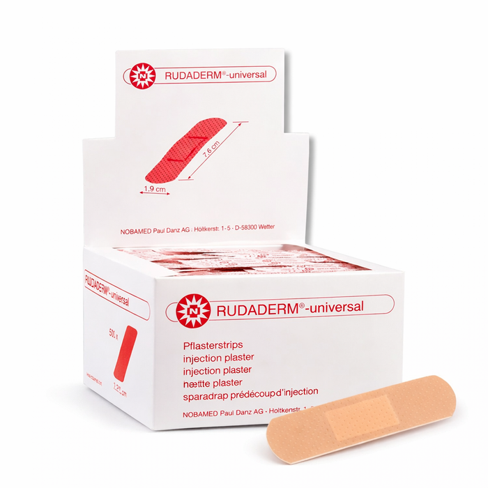 Noba Rudaderm sterile Universal-Pflasterstrips - 1,9 × 7,6 cm - 500 Stück