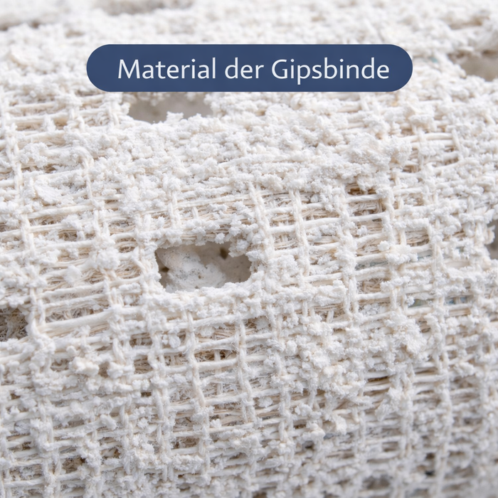 Gipsbinden von Romed 6 Rollen x 3 m - Hochwertige Gipsbinden für Fixierungen, versch. Größen