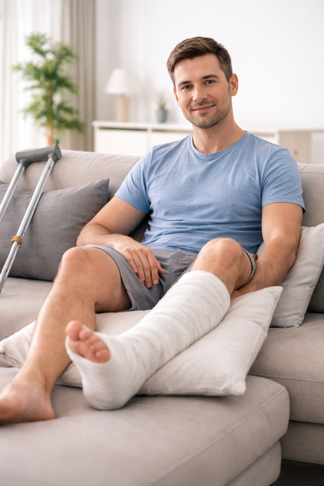 Gipsbinden von Romed 6 Rollen x 3 m - Hochwertige Gipsbinden für Fixierungen, versch. Größen