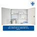 Verbandschrank G, leer – zweitürig - Metall – Weiß – DIN 13157 & 13169 - FAP First Aid Products - für DIN Füllungen geeignet