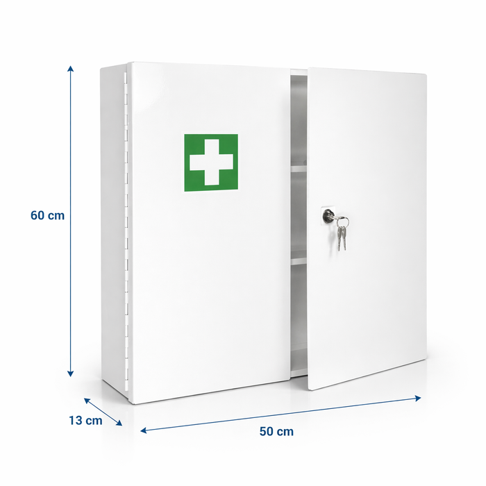 Erste-Hilfe-Schrank Gefahrgut DIN 13169 - zweitürig