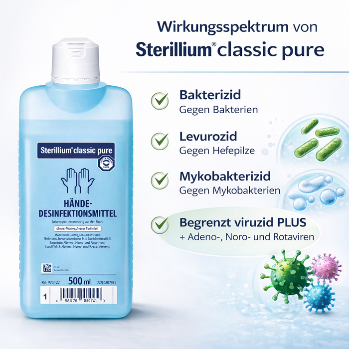 Bode Sterillium classic pure Händedesinfektion - farbstoff- & parfümfrei