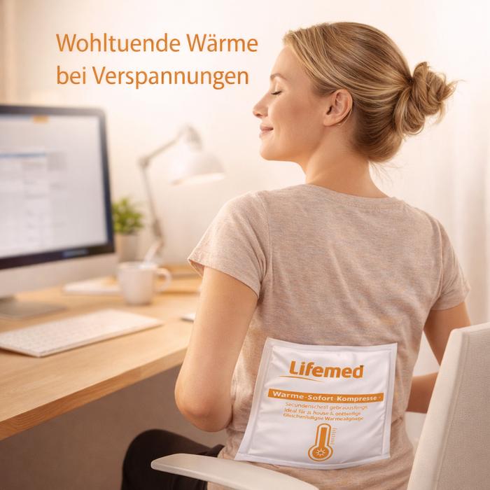 Wärme-Sofort-Kompresse 15 x 13 cm - Einmal-Wärmekompresse - sofort aktivierbar