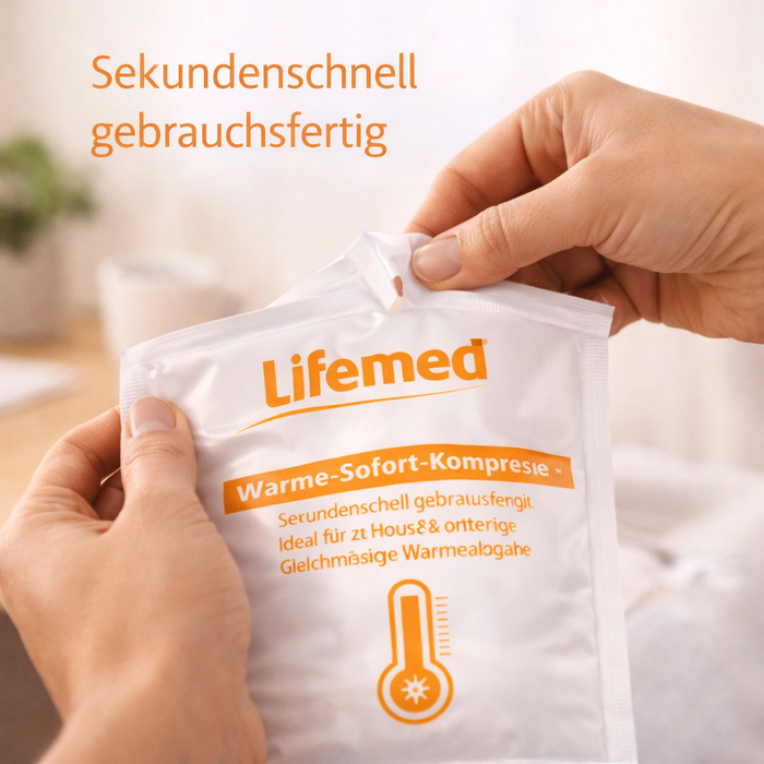 Wärme-Sofort-Kompresse 15 x 13 cm - Einmal-Wärmekompresse - sofort aktivierbar