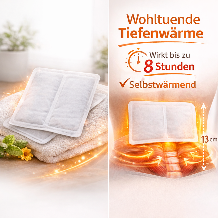 Wärmepflaster extragroß 19 x 13 cm - selbsterwärmend, bis zu 8 Std.