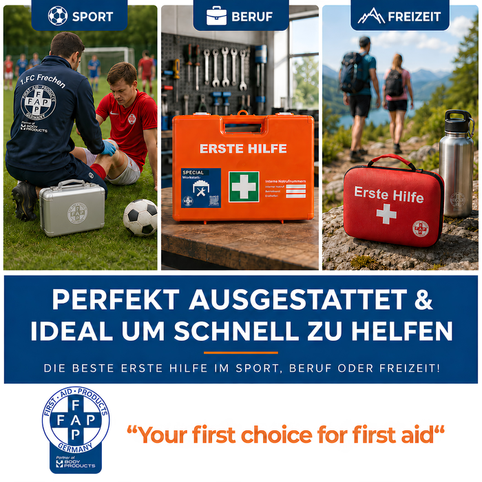 Erste-Hilfe-Koffer Verwaltung & Büro DIN 13157 - orange