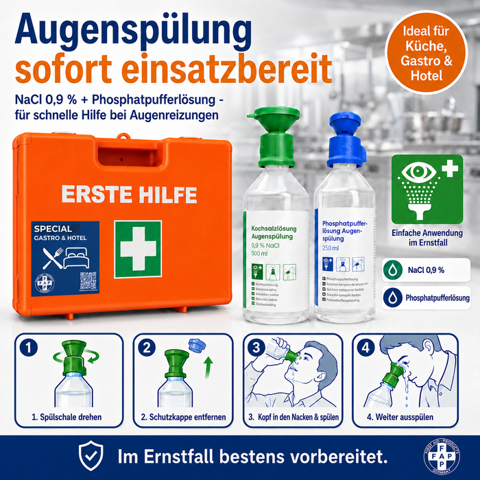 Erste-Hilfe-Koffer Gastronomie & Hotel DIN 13157 - orange
